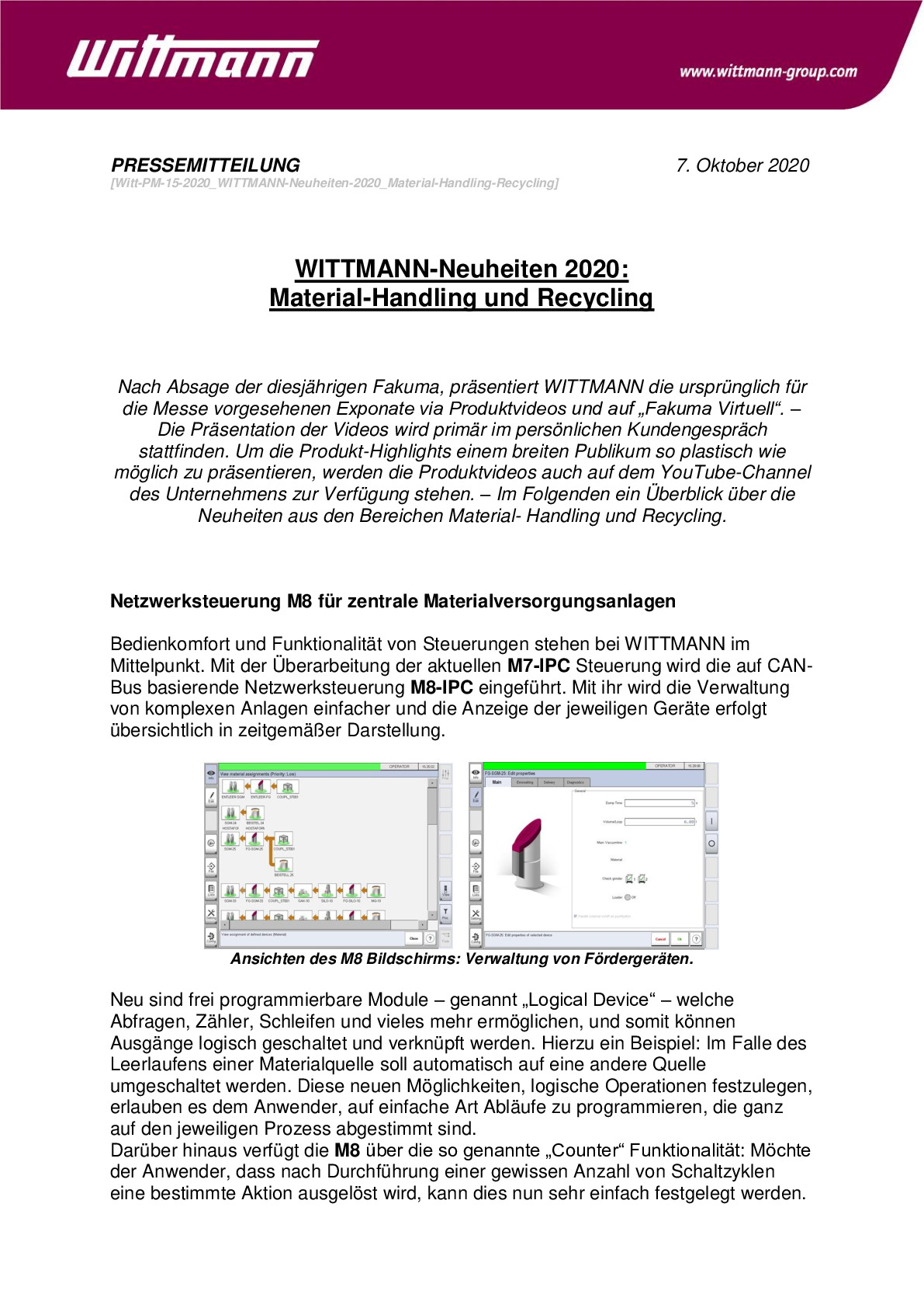 witt-pm-15-2020_wittmann-neuheiten-2020_material-handling-recycling_01_0