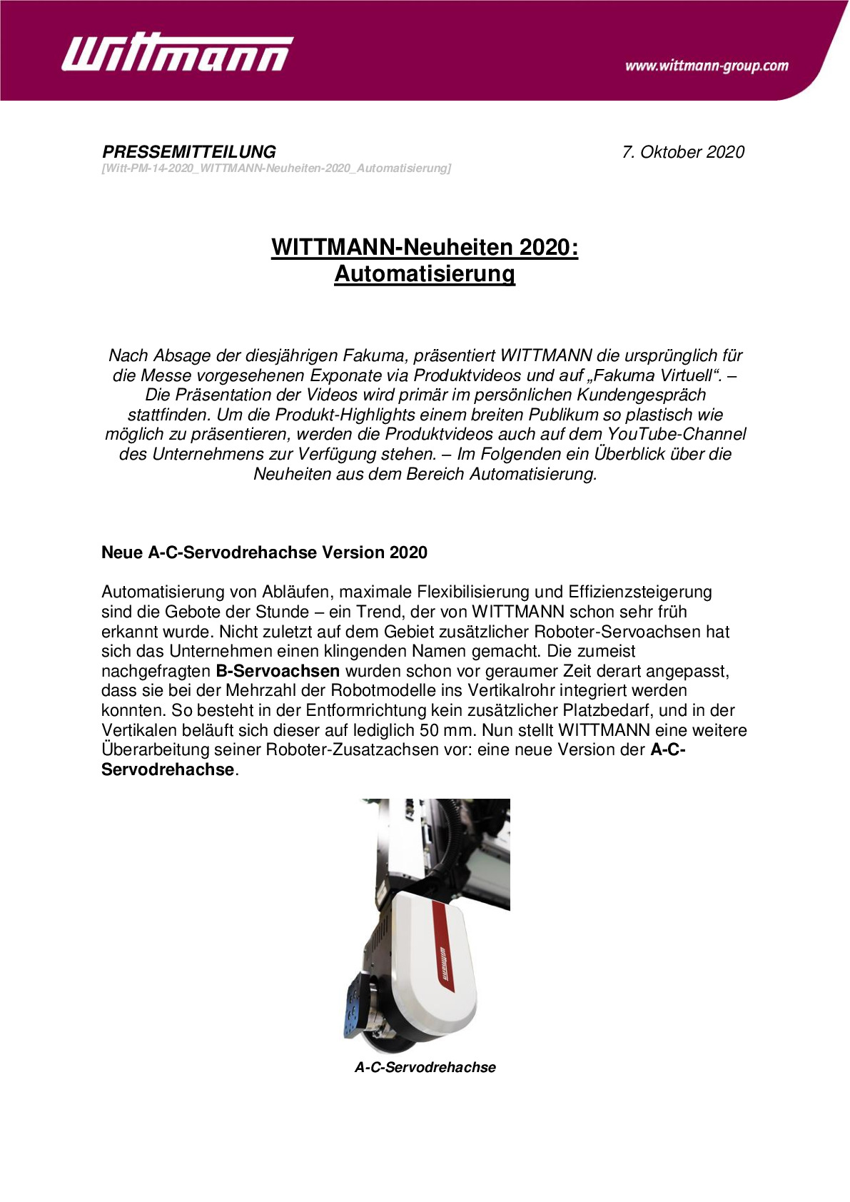 witt-pm-14-2020_wittmann-neuheiten-2020_automatisierung