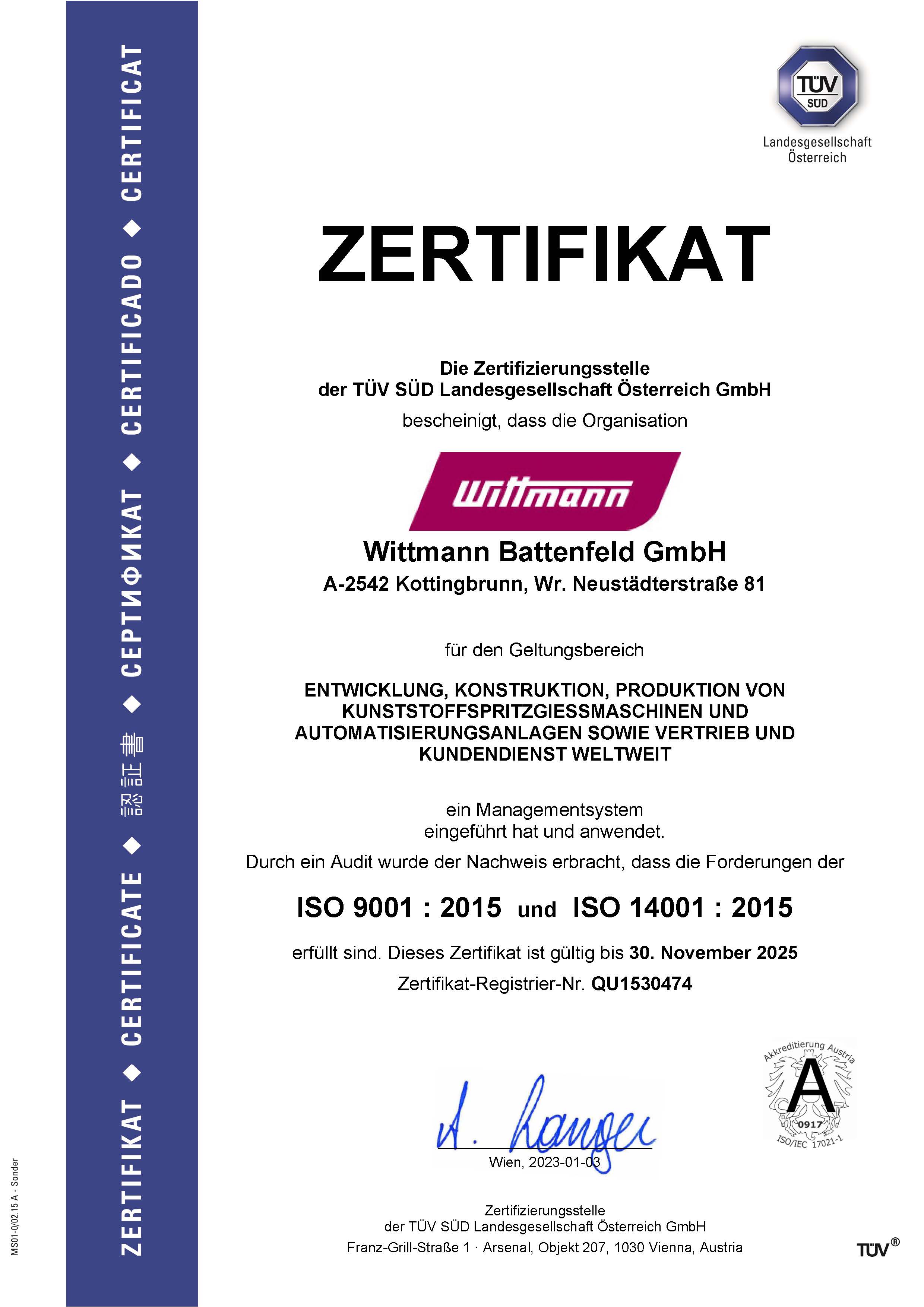 Zertifikat-A4 ISO 9001-ISO 14001-Battenfeld_d_2023